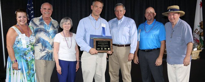 Bossard is honored at picnic