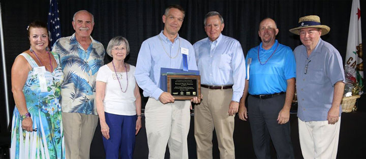 Bossard is honored at picnic