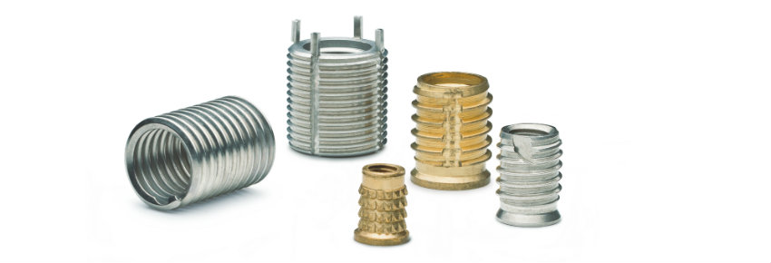 Threaded inserts in the lighting industry