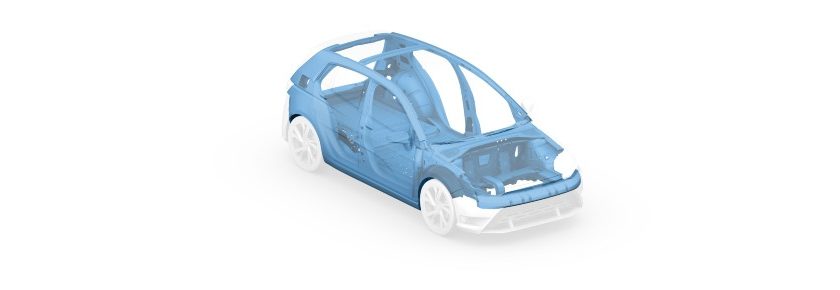 Fasteners for Electric Vehicle Body In White Design